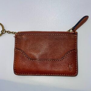 Frye Logan Leather Card Case. Cognac color.  EUC very gently used